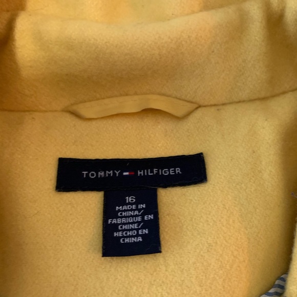 Yellow Tommy Hilfiger pea coat - Picture 2 of 5